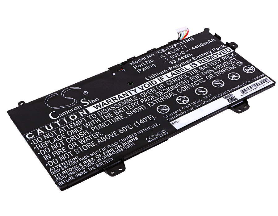 7.6V 4400mAh/33.44Wh Li-Polymer Notebook/Laptop Battery for Lenovo
