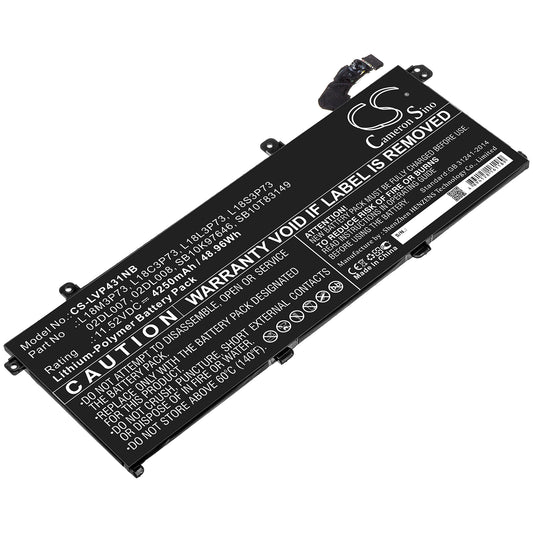 CS-LVP431NB Replacement Battery – Compatible with ThinkPad P43s, ThinkPad P43s-20RH001FGE, ThinkPad P43s-20RHA001CD, ThinkPad P43s-20RHA002CD, ThinkPad P43s-20RHA003CD, ThinkPad P43s-20RHA004CD, ThinkPad T490, ThinkPad T490 20N2000WCD, ThinkPad T490 20N2001ACD, ThinkPad T490 20N2001DCD, ThinkPad T490 20N2001ECD, ThinkPad T490 20N2001MCD, ThinkPad T490 20N2A000CD, ThinkPad T490 20N2A002CD, ThinkPad T490 20N2A003CD, ThinkPad T490 20N2A004CD, ThinkPad T490 20N2A005CD, ThinkPad T490 20N2A006CD,