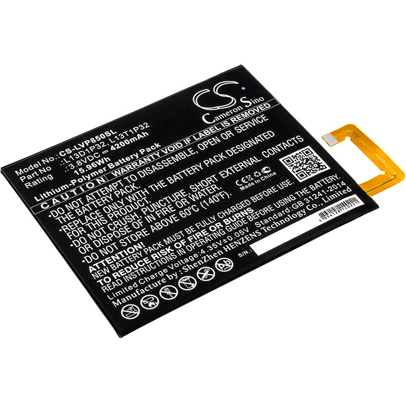 3.8V 4200mAh/15.96Wh Li-Polymer Tablet Battery for Lenovo