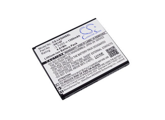 3.7V 1300mAh/4.81Wh Li-ion Mobile/SmartPhone Battery for LAVA