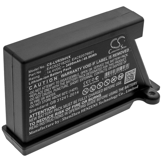 CS-LVR594VX Replacement Battery – Compatible with HOM-BOT 2.0, HOM-BOT 3.0, HomBot R66803VMNP, HOM-BOT SQUARE, HomBot VCARPETX, HomBot VHOMBOT1, HomBot VHOMBOT3, HomBot VPARQUET, HomBot VR1010GR, HomBot VR1012BS, HomBot VR1012W, HomBot VR1013RG, HomBot VR1013WS, HomBot VR1015V, HomBot VR1027R, HomBot VR1028WD, HomBot VR1125RS, HomBot VR1126TS, HomBot VR1128R, HomBot VR1128SIL, HomBot VR1129RB, HomBot VR1227R, HomBot VR1228DS, HomBot VR1228R, HomBot VR1229B, HomBot VR1320B, HomBot VR34406LV,