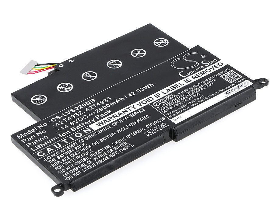 14.8VV 2900mAh/42.92Wh Li-ion Notebook/Laptop Battery for Lenovo