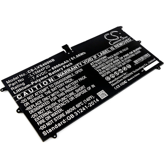 7.4V 6900mAh/51.06Wh Li-Polymer Notebook/Laptop Battery for Lenovo