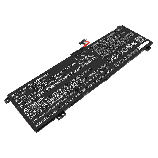 CS-LVS514NB Replacement Battery – Compatible with Legion Slim 5 14APH8, Legion Slim 5 14APH8 82Y5004VA, Legion Slim 5 14APH8 82Y5CTO1W, Legion Slim 5 14APH8 82Y5CTO1W, Legion Slim 5 14APH8-82Y50009U, Legion Slim 5 14APH8-82Y5000AU, Legion Slim 5 14APH8-82Y5000VH, Legion Slim 5 14APH8-82Y50019M, Legion Slim 5 14APH8-82Y5001GM, Legion Slim 5 14APH8-82Y5001UP, Legion Slim 5 14APH8-82Y5001VP, Legion Slim 5 14APH8-82Y50026H, Legion Slim 5 14APH8-82Y50029A, Legion Slim 5 14APH8-82Y5002DF, Legion Slim