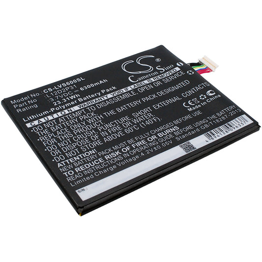 3.7V 6300mAh/23.31Wh Li-Polymer Tablet Battery for Lenovo