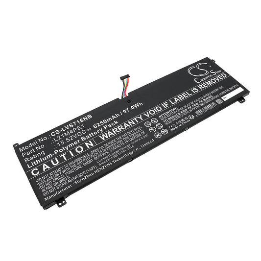 CS-LVS716NB Replacement Battery – Compatible with Legion S7 16ARHA7, Legion S7 16ARHA7 82UG0000US, Legion S7 16ARHA7 82UG0002US, Legion S7 16ARHA7 82UG0003UK, Legion S7 16ARHA7 82UG0006MZ, Legion S7 16ARHA7 82UG0009MX, Legion S7 16ARHA7 82UG000CBR, Legion S7 16ARHA7 82UG000DSP, Legion S7 16ARHA7 82UG000GPG, Legion S7 16ARHA7 82UG0011TW, Legion S7 16ARHA7 82UG0013TW, Legion S7 16ARHA7 82UG0015HH, Legion S7 16ARHA7 82UG0017KR, Legion S7 16ARHA7 82UG001ASB, Legion S7 16ARHA7 82UG001CSB, Legion S7