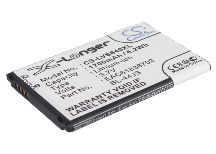 CS-LVS840XL Replacement Battery – Compatible with Cayman, Lucid, Lucid 4G, Optimus EXCEED 2, Optimus EXCEED II, V8450, V8450PP, Viper 4G LTE, VS840