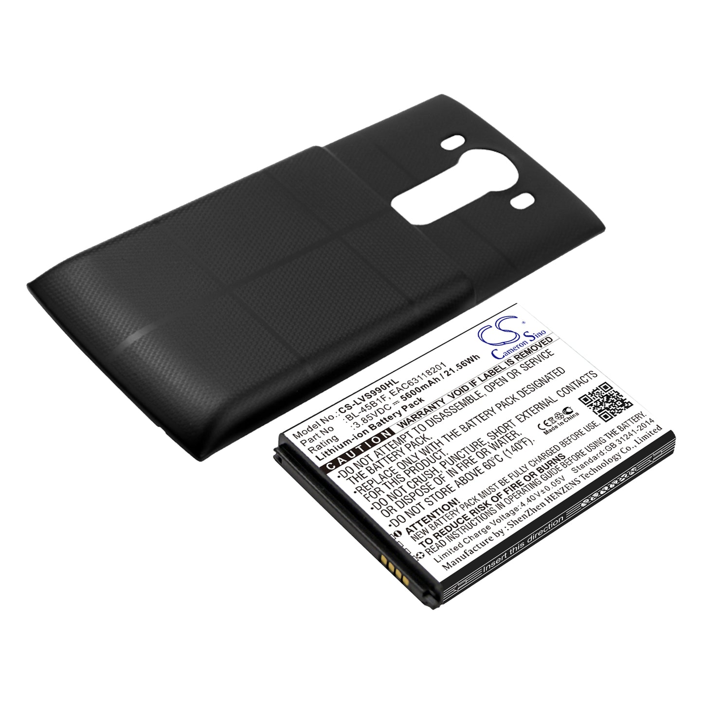 3.85V 5600mAh/21.56Wh Li-ion Mobile/SmartPhone Battery for LG