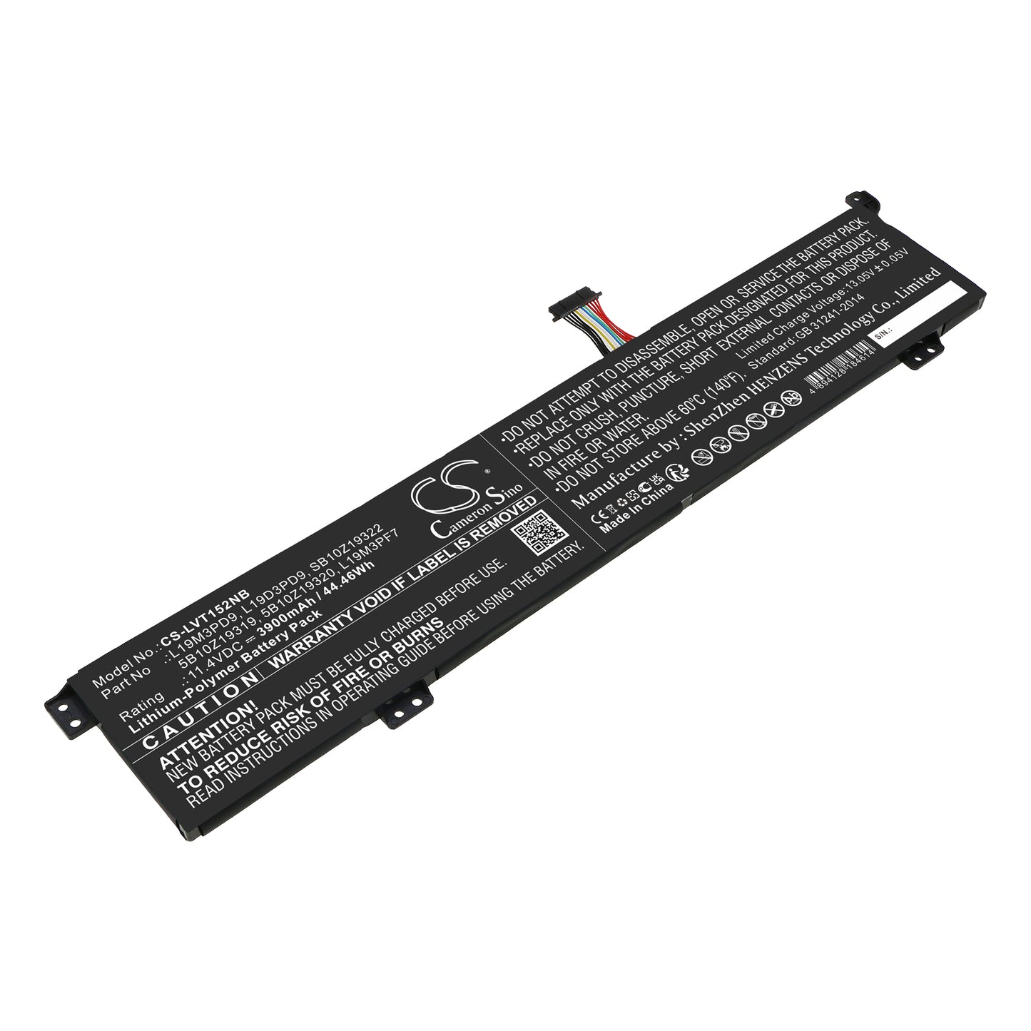 CS-LVT152NB Replacement Battery – Compatible with ThinkBook 15p 20V30006FE, ThinkBook 15p 20V30006UK, ThinkBook 15p 20V30007DT, ThinkBook 15p 20V30007GM, ThinkBook 15p 20V30007MH, ThinkBook 15p 20V30007PK, ThinkBook 15p 20V30008AX, ThinkBook 15p 20V30008IW, ThinkBook 15p 20V30008RU, ThinkBook 15P 20V3002MCD, ThinkBook 15p 20V3003UFR, ThinkBook 15p G2 ITH 21B10007P, ThinkBook 15p G2 ITH 21B1000FA, ThinkBook 15p G2 ITH 21B1000GP, ThinkBook 15p G2 ITH 21B1000JA, ThinkBook 15p G2 ITH 21B1000JS,