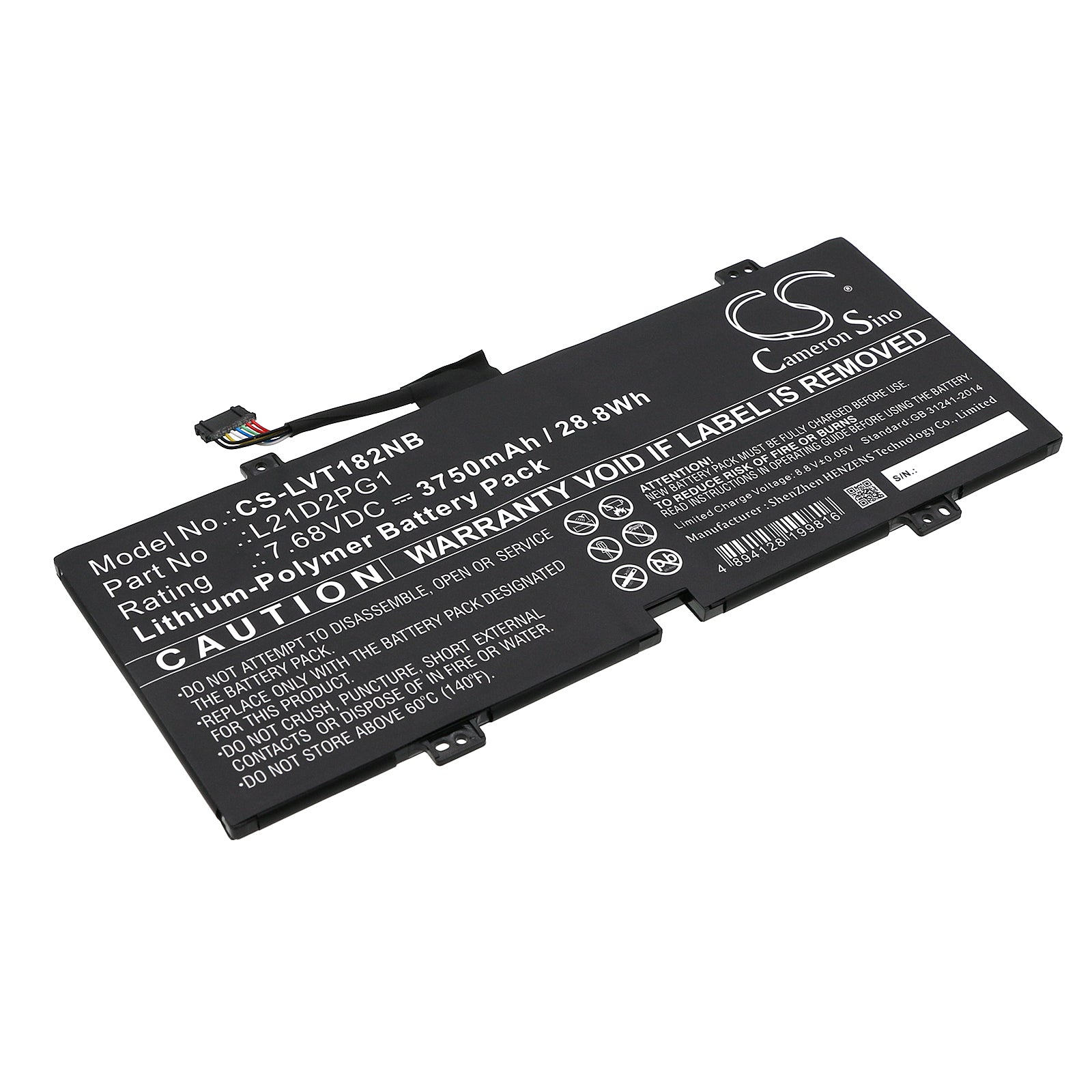 CS-LVT182NB Replacement Battery – Compatible with 10W-82ST Tablet, 10W-82ST0000JP, 10W-82ST0001CC, 10W-82ST0001CF, 10W-82ST0001EP, 10W-82ST0001JP, 10W-82ST0001SS, 10W-82ST0001US, 10W-82ST0002CC, 10W-82ST0002CF, 10W-82ST0002EP, 10W-82ST0002JP, 10W-82ST0002SS, 10W-82ST0002US, 10W-82ST0003JP, 10W-82ST0004JP, 10W-82ST0005JP, 10W-82ST0006JP, 10W-82ST0007AD, 10W-82ST0007AK, 10W-82ST0007AT, 10W-82ST0007AX, 10W-82ST0007CK, 10W-82ST0007FR, 10W-82ST0007GE, 10W-82ST0007GM, 10W-82ST0007HV, 10W-82ST0007IU,