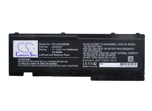 11.1V 3600mAh/39.96Wh Li-ion Notebook/Laptop Battery for Lenovo