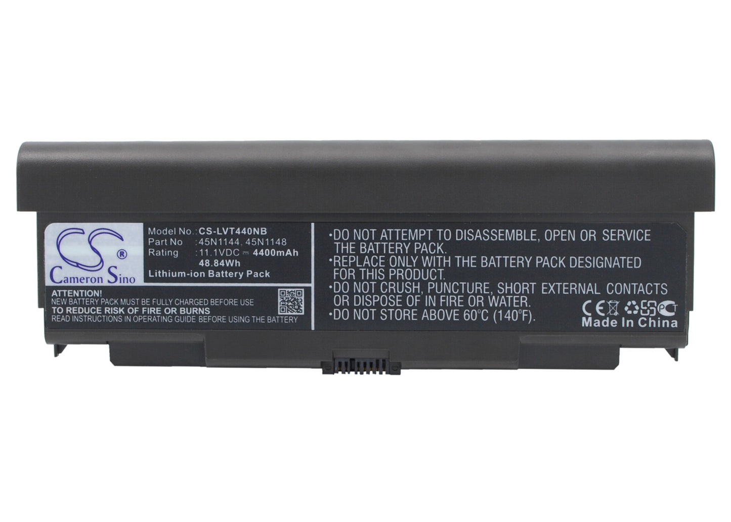 11.1V 4400mAh/48.84Wh Li-ion Notebook/Laptop Battery for Lenovo