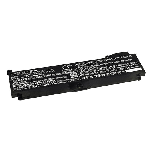 CS-LVT460NB Replacement Battery – Compatible with T460s-2MCD, T460s-2NCD, T460s-2PCD, T460s-2RCD, T460s-2YCD, T460s-31CD, T460s-32CD, T460s-33CD, T460s-34CD, T460s-3UCD, ThinkPad T460S, ThinkPad T460s 20F90017US, ThinkPad T460s 20F90018US, Thinkpad T460s 20F90019US, Thinkpad T460s 20F9001CUS, Thinkpad T460s 20F9001DUS, Thinkpad T460s 20F90033US, Thinkpad T460s 20F90034US, Thinkpad T460s 20F90035US, Thinkpad T460s 20F90036US, Thinkpad T460s 20F90037US, Thinkpad T460s 20F90038US, Thinkpad T460s