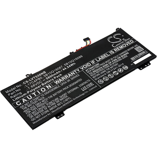 7.68V 5800mAh/44.54Wh Li-Polymer Notebook/Laptop Battery for Lenovo