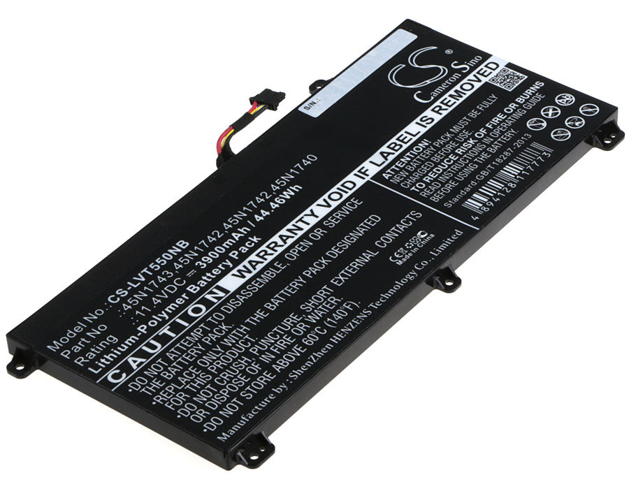 11.4V 3900mAh/44.46Wh Li-Polymer Notebook/Laptop Battery for Lenovo