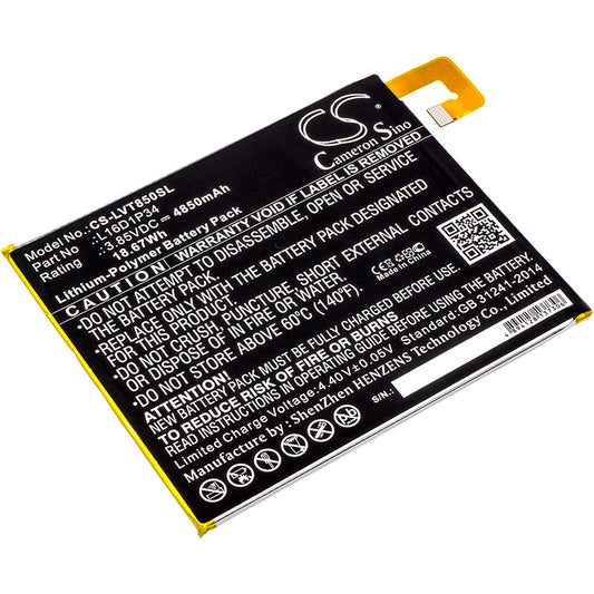 3.85V 4850mAh/18.67Wh Li-Polymer Tablet Battery for Lenovo