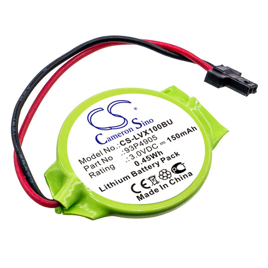 3V 150mAh/0.45Wh Li-ion CMOS/BackUp Battery for Lenovo