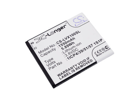 3.8V 1550mAh/5.89Wh Li-ion Mobile/SmartPhone Battery for LAVA