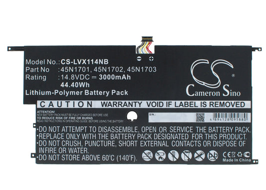 14.8V 3000mAh/44.40Wh Li-Polymer Notebook/Laptop Battery for Lenovo