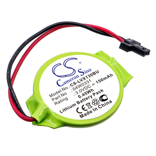 3V 150mAh/0.45Wh Li-ion CMOS/BackUp Battery for Lenovo