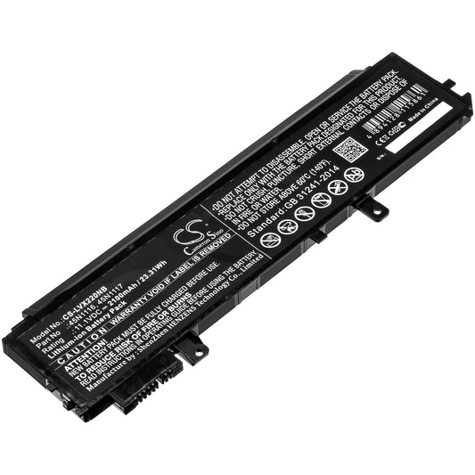 11.1V 2100mAh/23.31Wh Li-ion Notebook/Laptop Battery for Lenovo