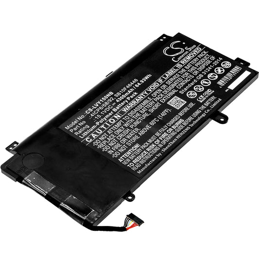 15.1V 4300mAh/64.93Wh Li-Polymer Notebook/Laptop Battery for Lenovo
