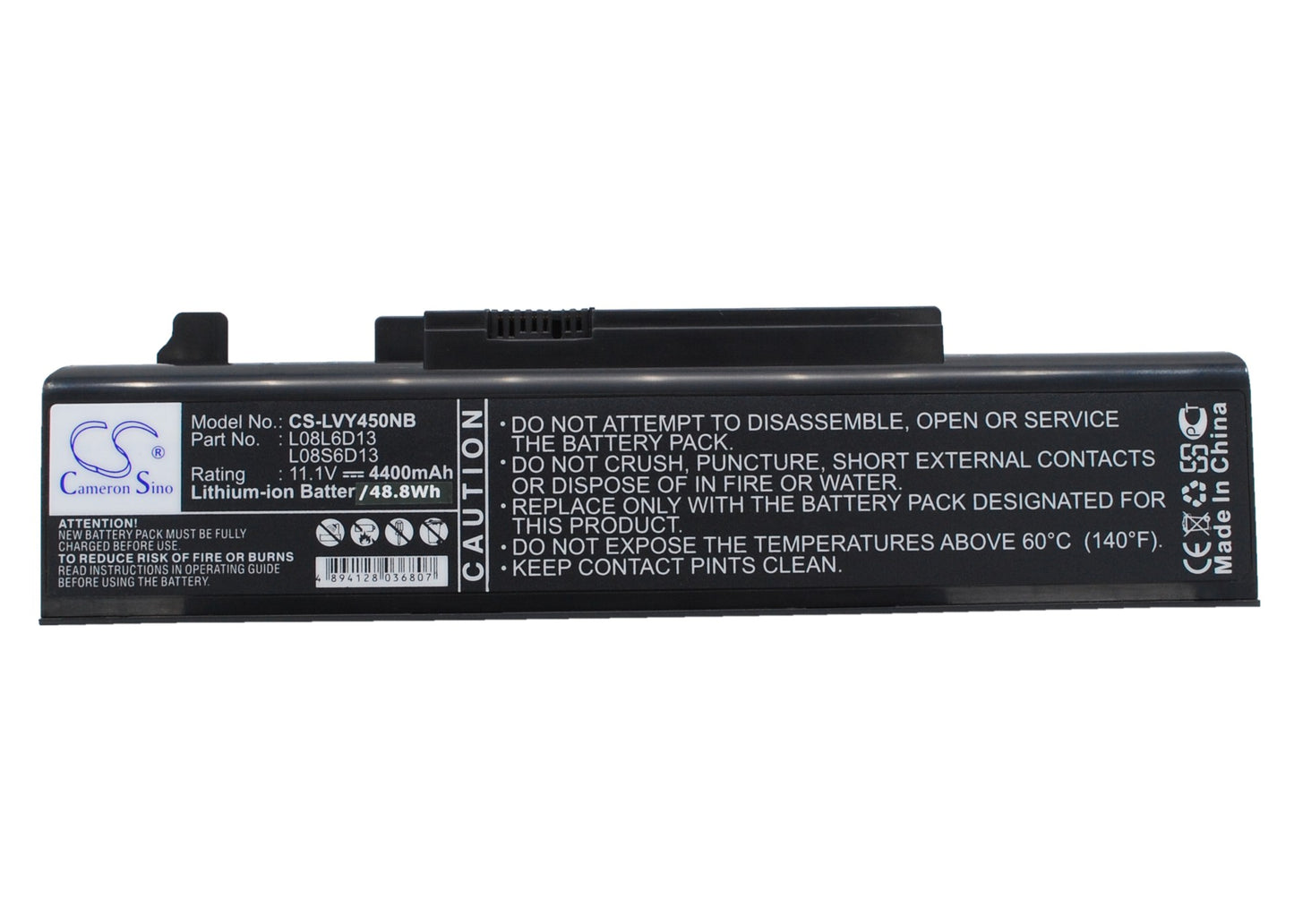 11.1V 4400mAh Li-ion Notebook/Laptop Battery for Lenovo