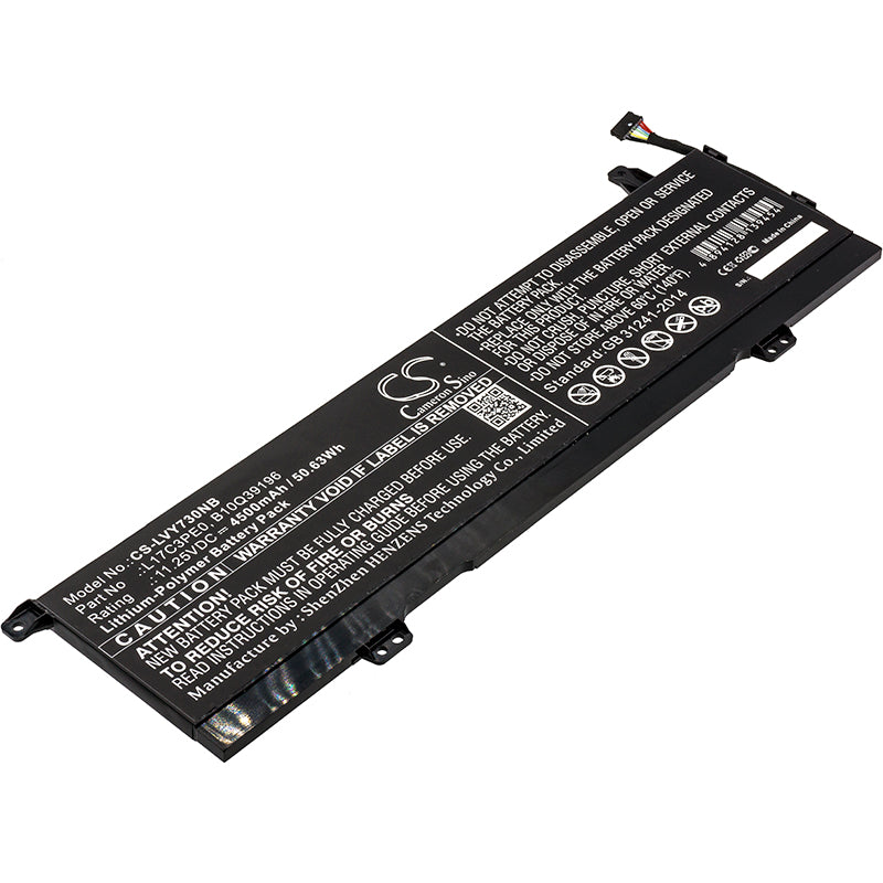 11.25V 4500mAh/50.63Wh Li-Polymer Notebook/Laptop Battery for Lenovo
