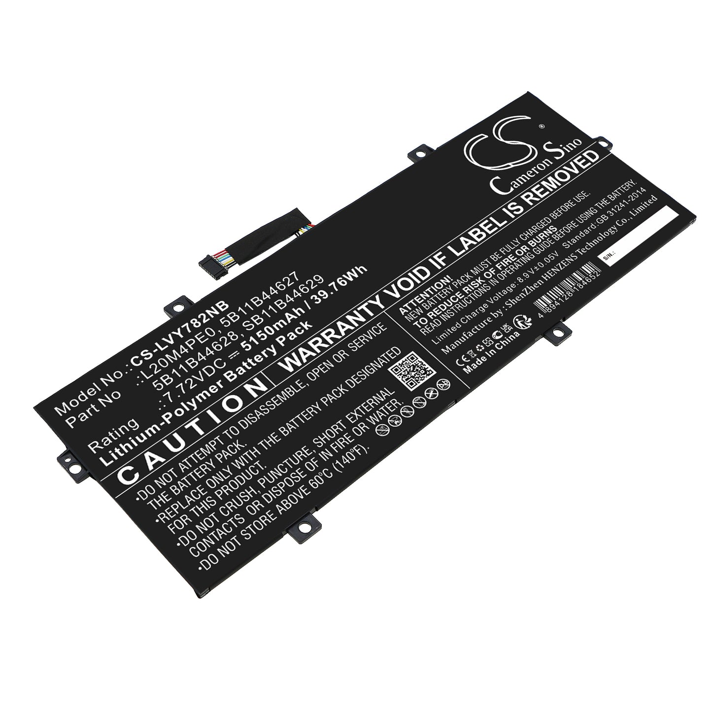 CS-LVY782NB Replacement Battery – Compatible with Yoga Duet 7 13ITL6 82MA0005ID, Yoga Duet 7 13ITL6 82MA000AID, Yoga Duet 7 13ITL6 82MA000CHH, Yoga Duet 7 13ITL6 82MA000EPH, Yoga Duet 7 13ITL6 82MA000HSB, Yoga Duet 7 13ITL6 82MA000KHH, Yoga Duet 7 13ITL6 82MA000MTX, Yoga Duet 7 13ITL6 82MA000PVN, Yoga Duet 7 13ITL6 82MA000SMZ, Yoga Duet 7 13ITL6 82MA000UMJ, Yoga Duet 7 13ITL6 82MA000WMJ, Yoga Duet 7 13ITL6 82MA0010FR, Yoga Duet 7 13ITL6 82MA0012FR, Yoga Duet 7 13ITL6 82MA0014MX, Yoga Duet 7