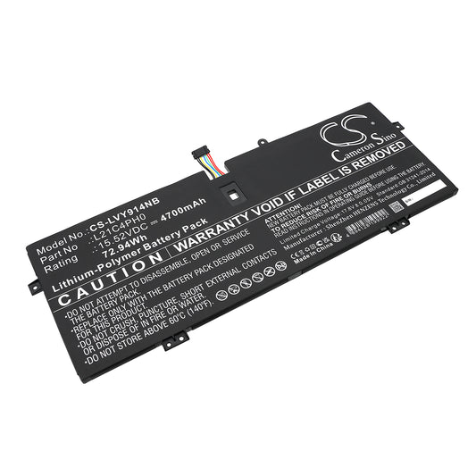 CS-LVY914NB Replacement Battery – Compatible with 82LU0005SB, 82LU000CMJ, 82LU000EMJ, 82LU000MTA, 82LU000UHH, 82LU000WHH, 82LU0014TW, 82LU001DGE, 82LU001LUS, 82LU001VFR, 82LU0023IV, 82LU002FIV, 82LU002LMZ, 82LU002NIV, 82LU002VSC, 82LU0033ID, 82LU0035MZ, 82LU003CMZ, 82LU003KMJ, 82LU003MCK, 82LU003UFR, 82LU0042MX, 82LU0044SB, 82LU004EMZ, 82LU004PRU, 82LU0053HH, 82LU005CTW, 82LU005KSB, 82LU005UMJ, 82LU0062TA, 82LU006BAU, 82LU006JSC, 82LU006RIX, 82LU006TMZ, 82LU0073YA, 82LU007AAU, 82LU007CHV,