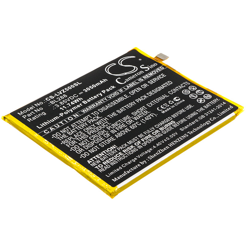 CS-LVZ500SL Replacement Battery – Compatible with L78011, L78012, Zuk Z5