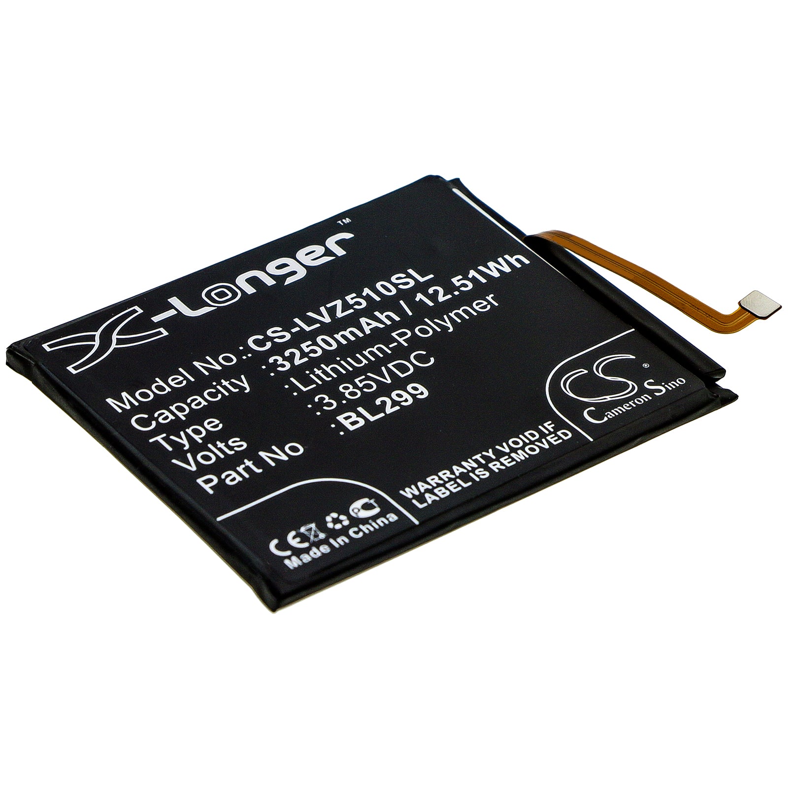 CS-LVZ510SL Replacement Battery – Compatible with L78071, Z5s