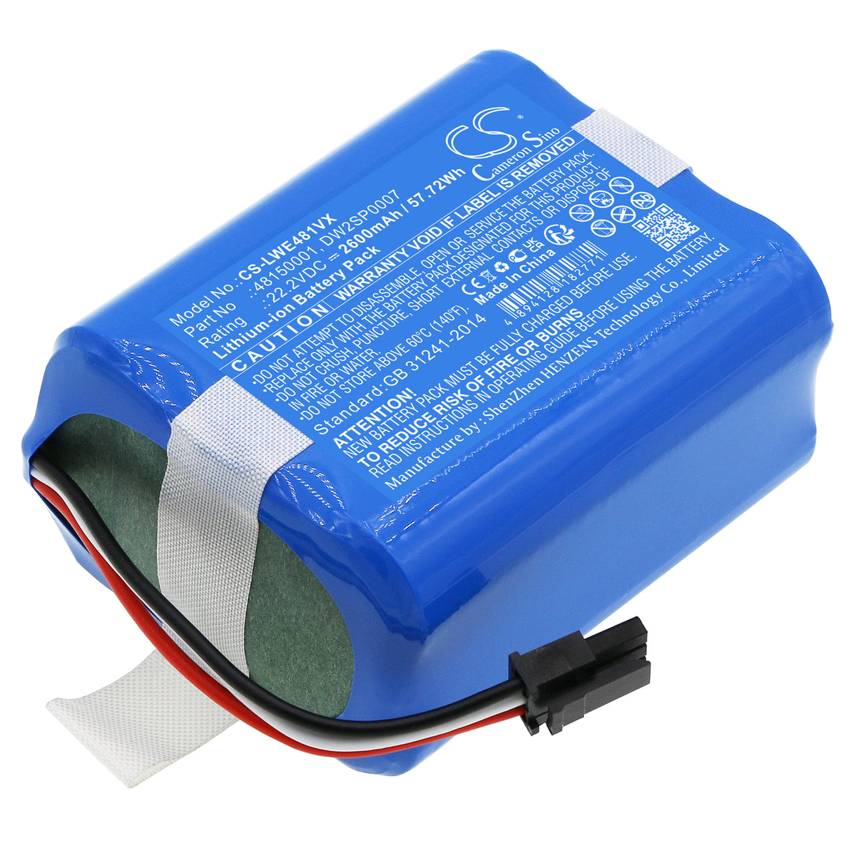 CS-LWE481VX Replacement Battery – Compatible with Robotic Lawnmower