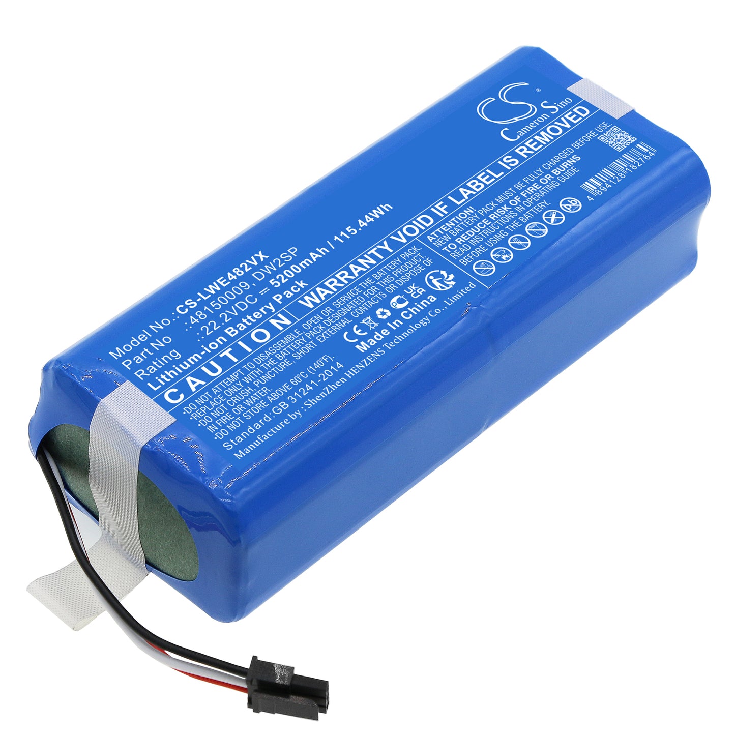CS-LWE482VX Replacement Battery – Compatible with Robotic Lawnmower