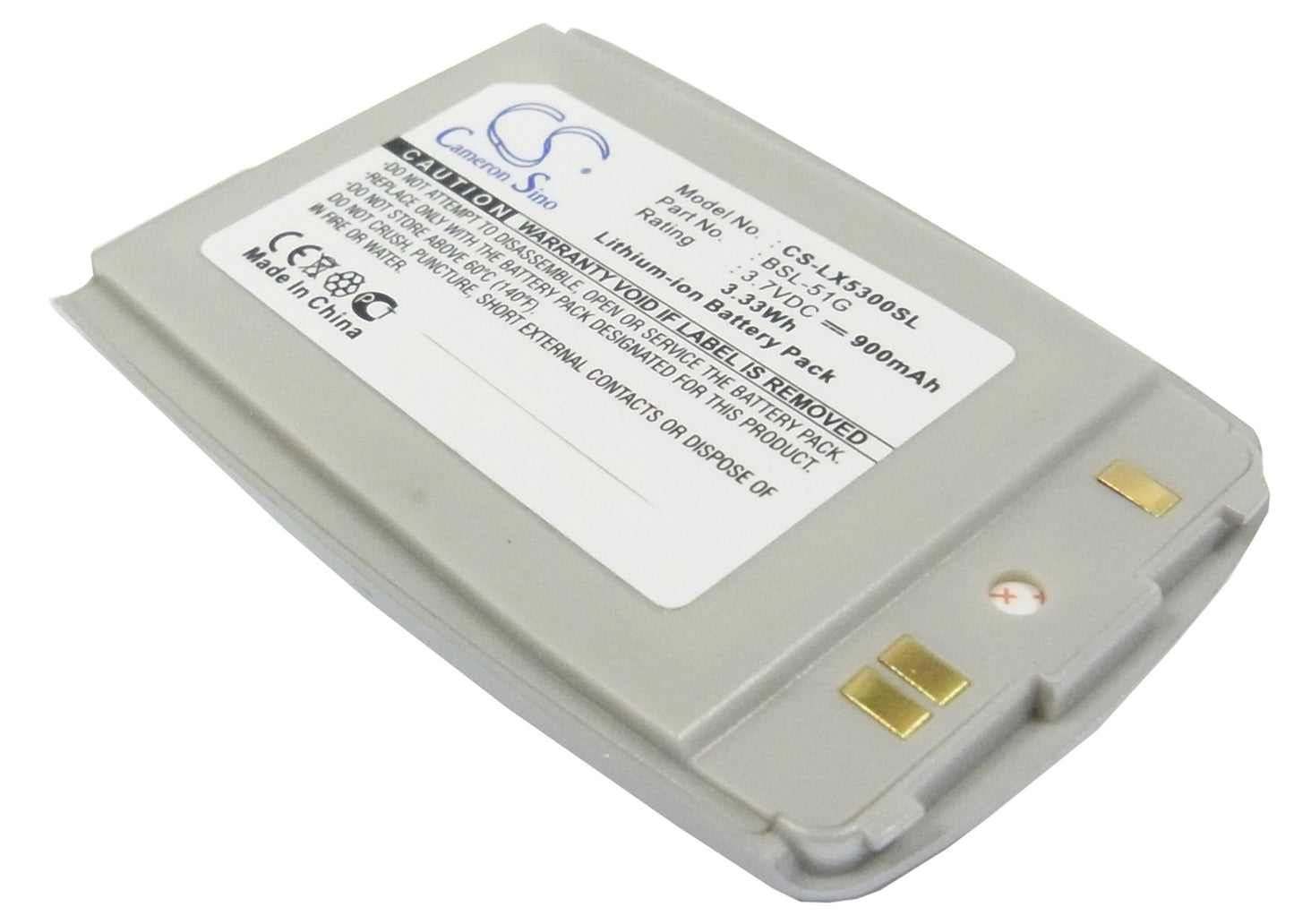 3.7V 900mAh Li-ion Mobile/SmartPhone Battery for LG