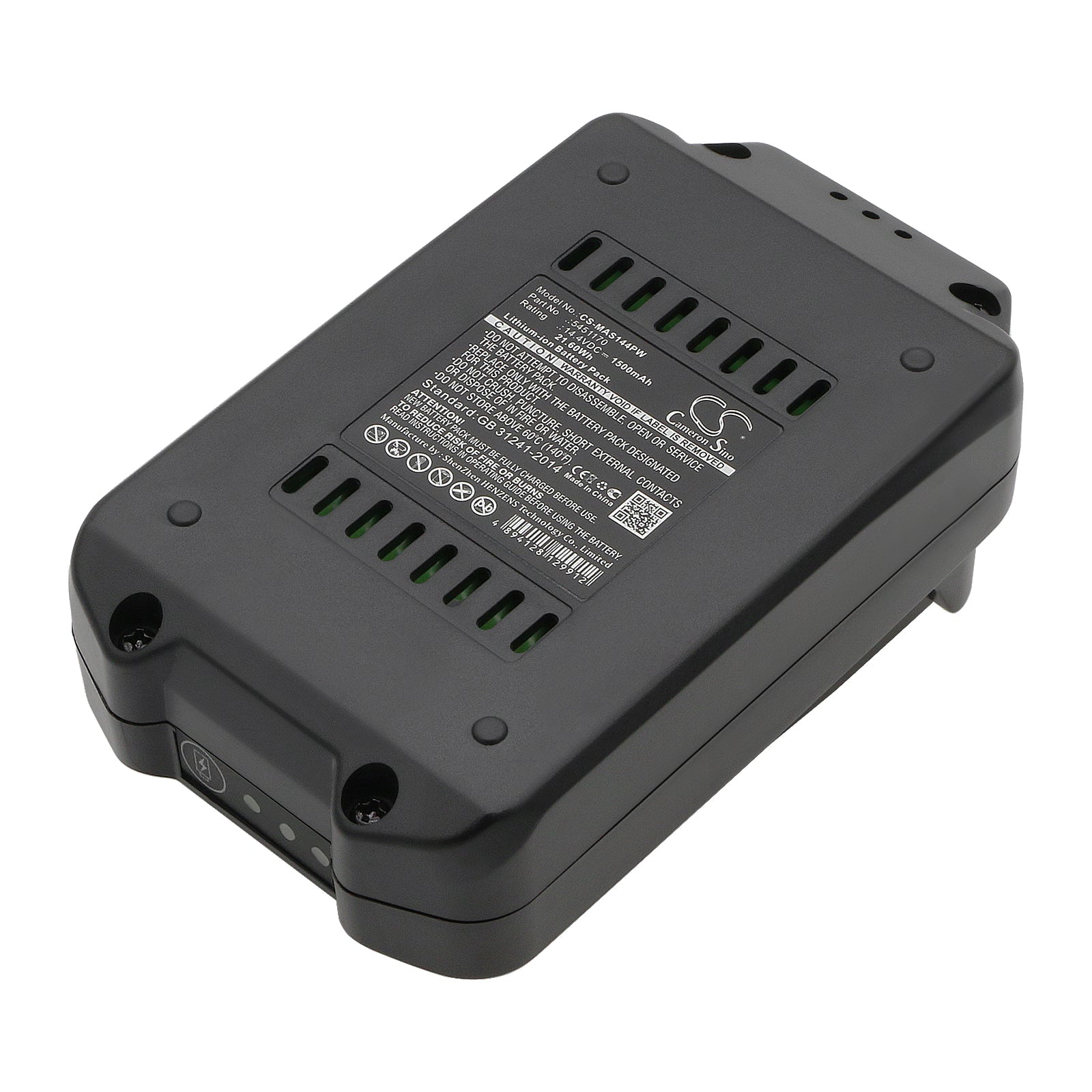 14.4V 1500mAh/21.60Wh Li-ion Power Tools Battery for Meister Craft