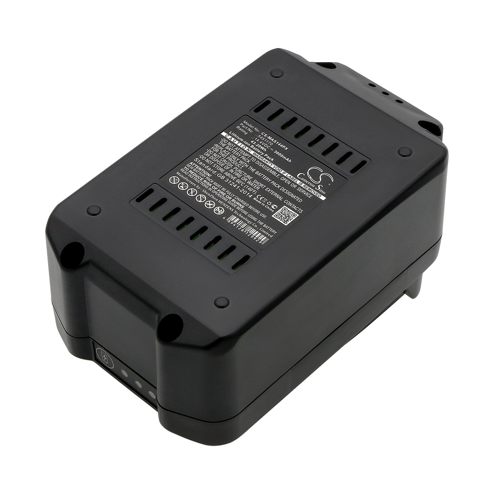14.4V 3000mAh/43.20Wh Li-ion Power Tools Battery for Meister Craft