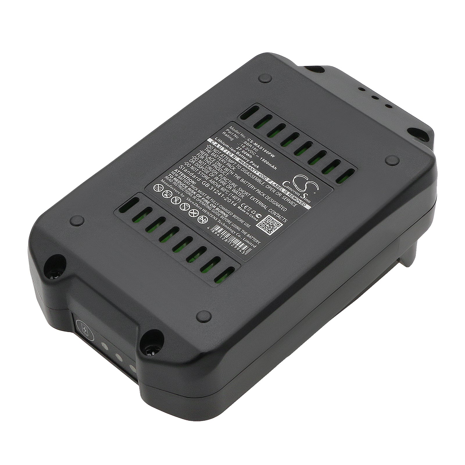 18V 1500mAh/27.00Wh Li-ion Power Tools Battery for Meister Craft