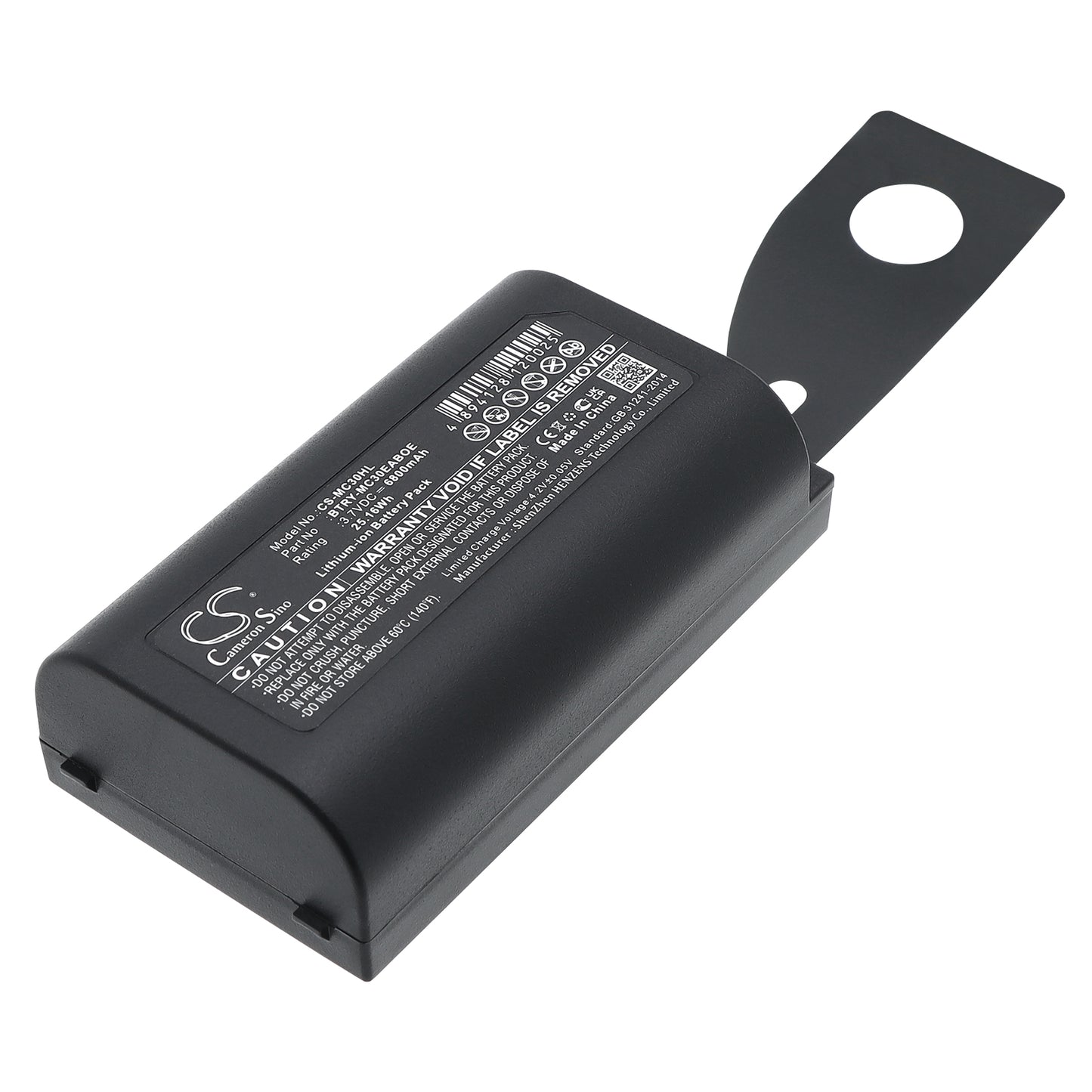 3.7V 6800mAh/25.16Wh Li-ion Barcode/Scanner Battery for Symbol