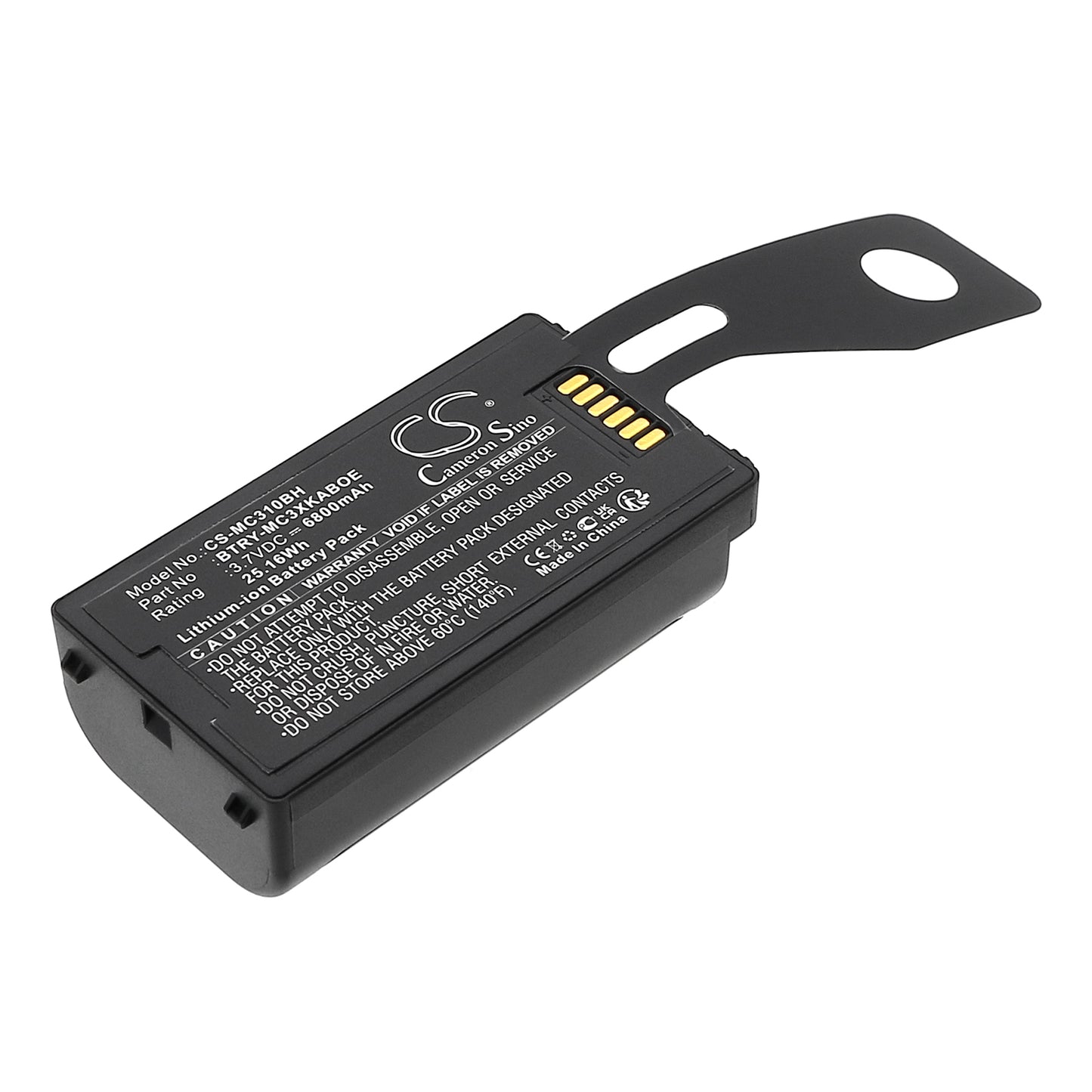 3.7V 6800mAh/25.16Wh Li-ion Barcode/Scanner Battery for Symbol