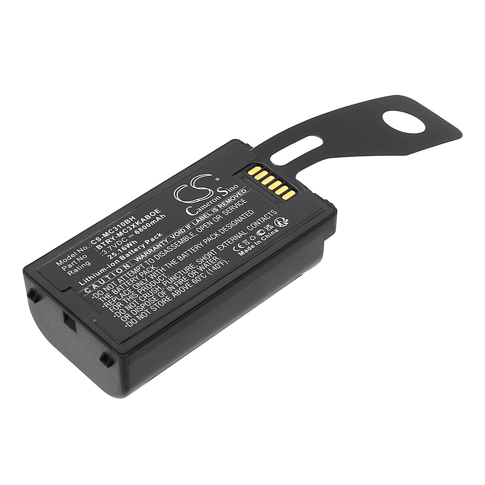3.7V 6800mAh/25.16Wh Li-ion Barcode/Scanner Battery for Symbol
