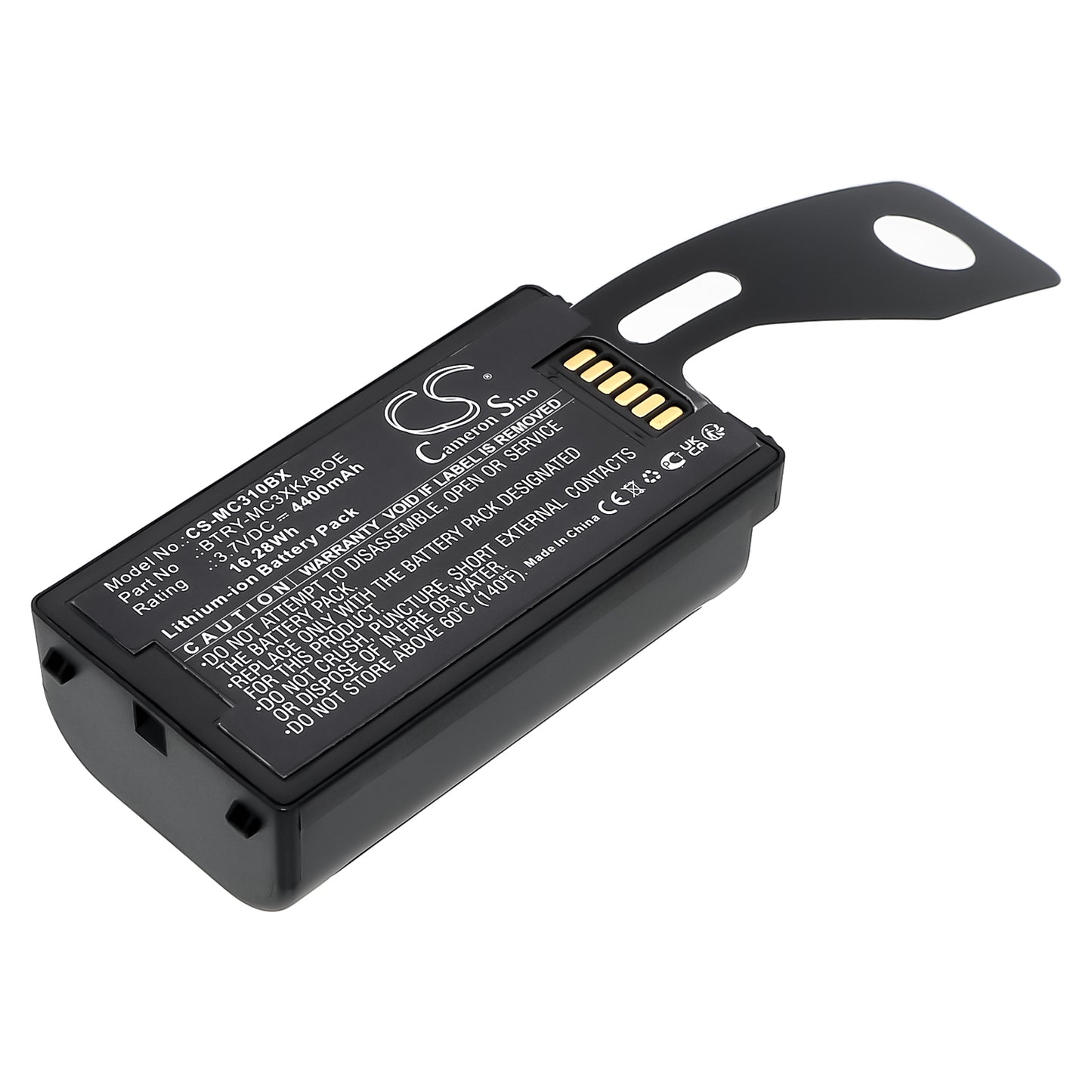 3.7VV 4400mAh/16.28Wh Li-ion Barcode/Scanner Battery for Symbol