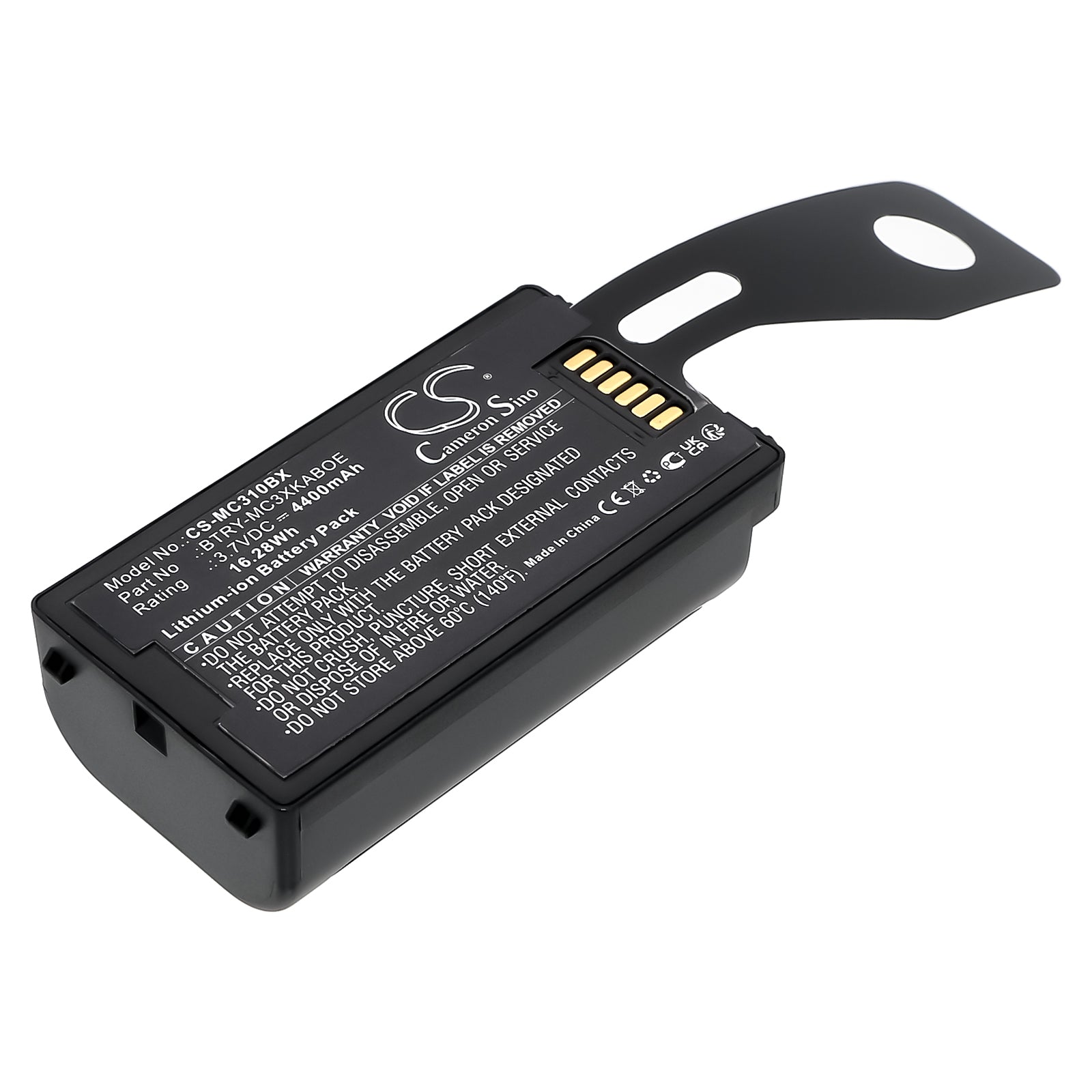 3.7VV 4400mAh/16.28Wh Li-ion Barcode/Scanner Battery for Symbol