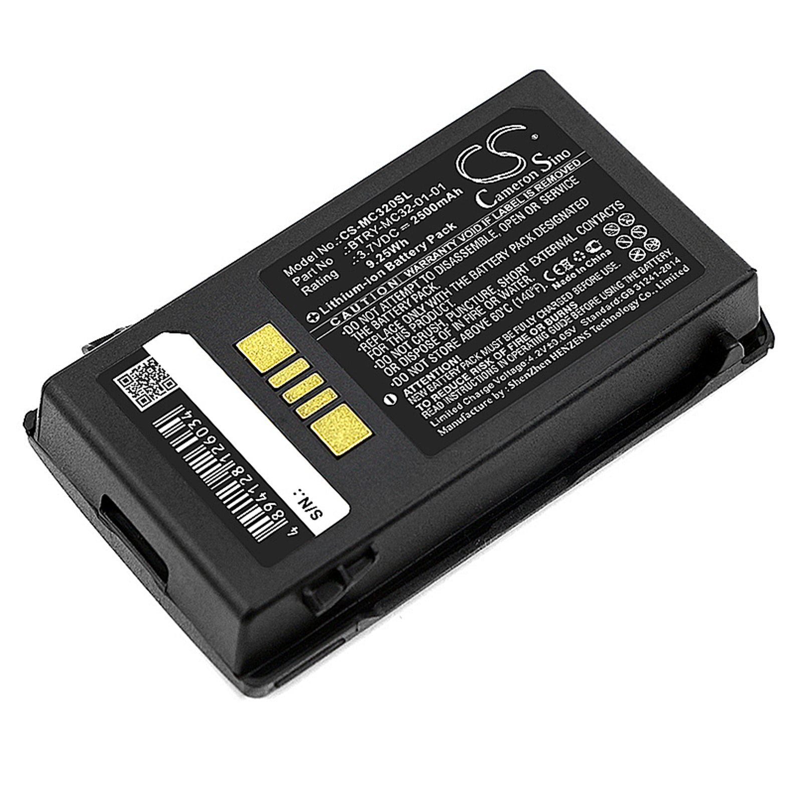3.7V 3000mAh/11.10Wh Li-ion Barcode/Scanner Battery for Motorola