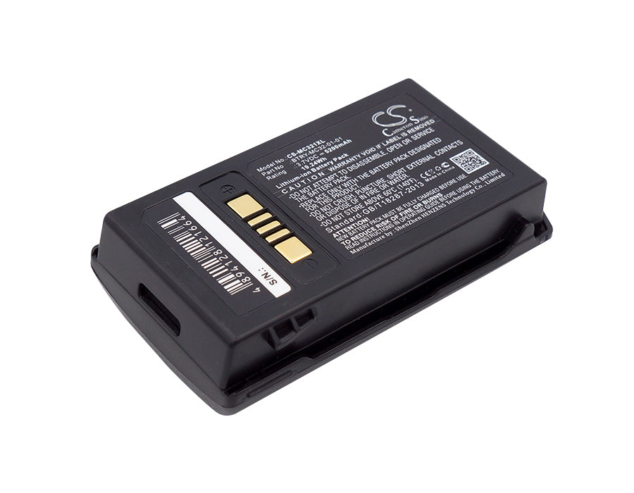3.7V 5200mAh/19.24Wh Li-ion Barcode/Scanner Battery for Motorola