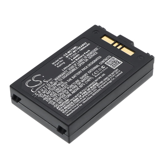 3.7V 1800mAh/6.66Wh Li-ion Barcode/Scanner Battery for Symbol