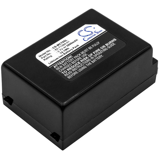 3.7V 3800mAh/14.06Wh Li-ion Barcode/Scanner Battery for Symbol