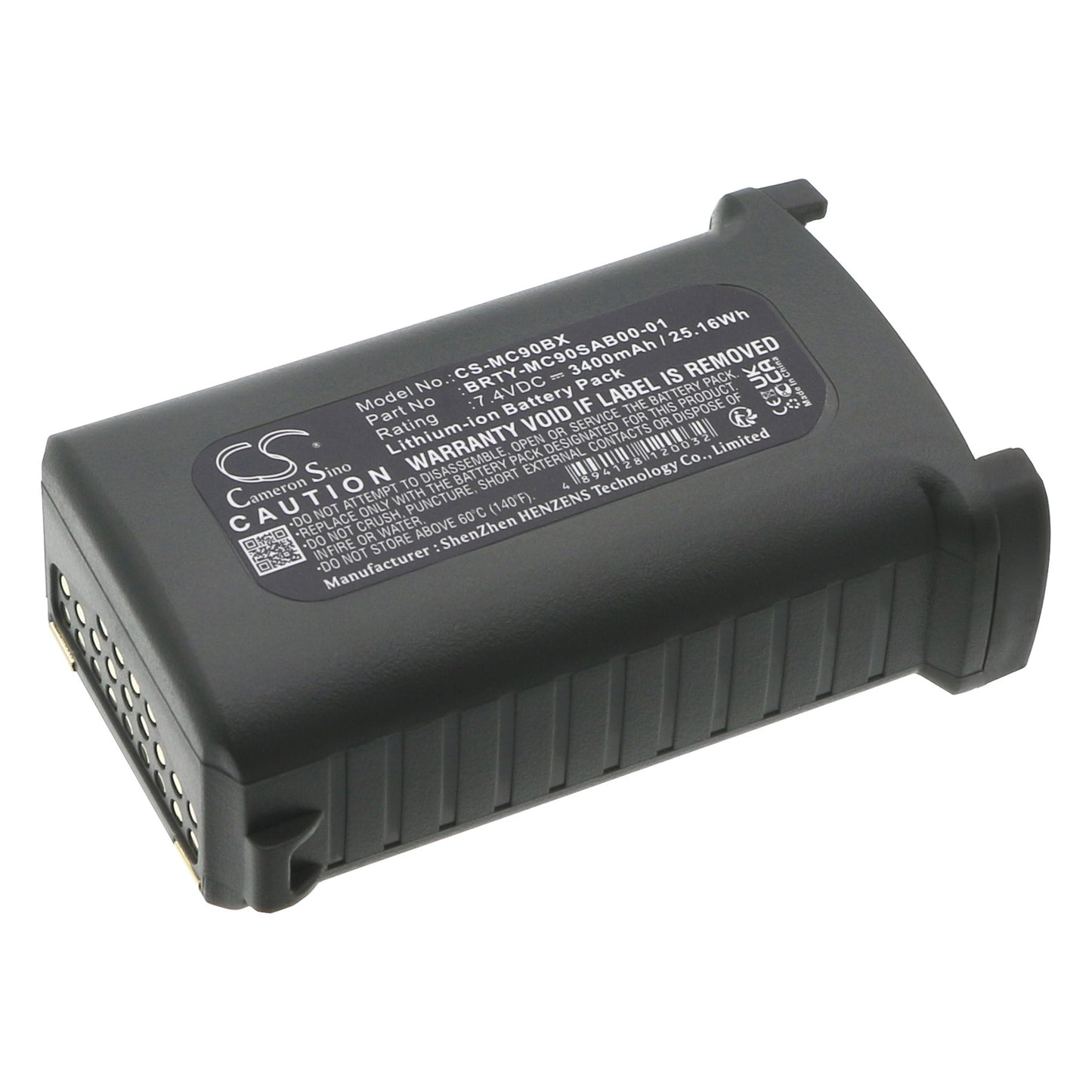7.4V 3400mAh/25.16Wh Li-ion Barcode/Scanner Battery for Symbol