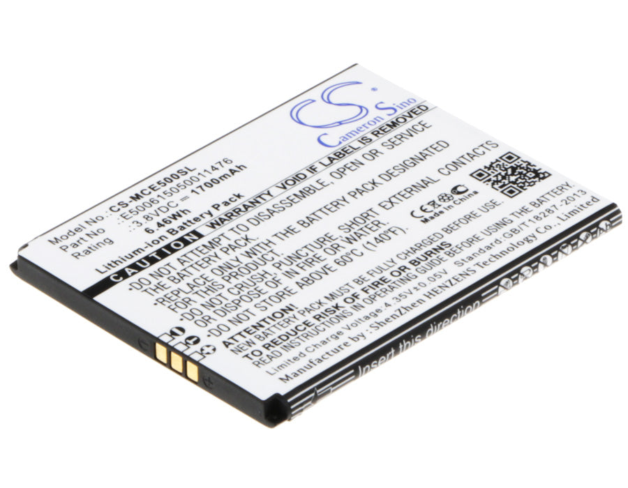 3.8V 1700mAh/6.46Wh Li-ion Mobile/SmartPhone Battery for Mobistel
