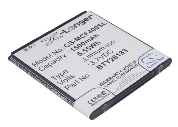 3.7V 1500mAh/5.55Wh Li-ion Mobile/SmartPhone Battery for Mobistel